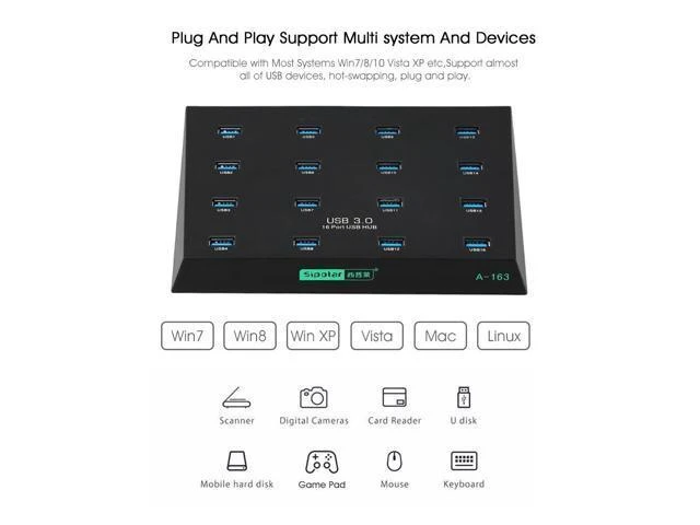 Alt view image 7 of 10 - best desktop 16 ports USB 3.0 duplicator hub USB flash driver copier with free copy software