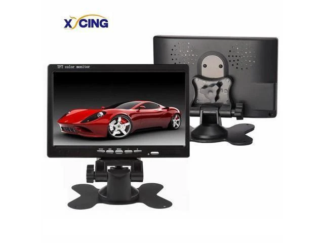 Alt view image 7 of 10 - Universal 7'' 800*480 Color TFT LCD Car Monitor Display Wired Cameras Reverse Camera Parking System for Car Rear view Monitors