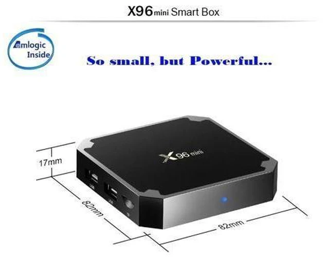 Alt view image 10 of 10 - mini Android TV BOX Amlogic S905W Quad Core 2.4GHz WiFi Android 7.1 1GB 8GB Smart TV Box Media Player 2GB 16GB Set top box
