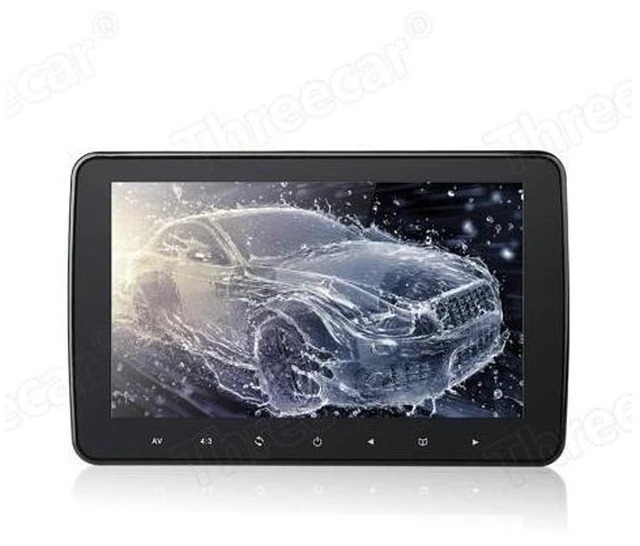 Alt view image 7 of 10 - 1024x600 10 inch Ultra Thin TFT LCD Headrest DVD Monitors HD video input Radio AV Monitor for car audio Android DVD Player