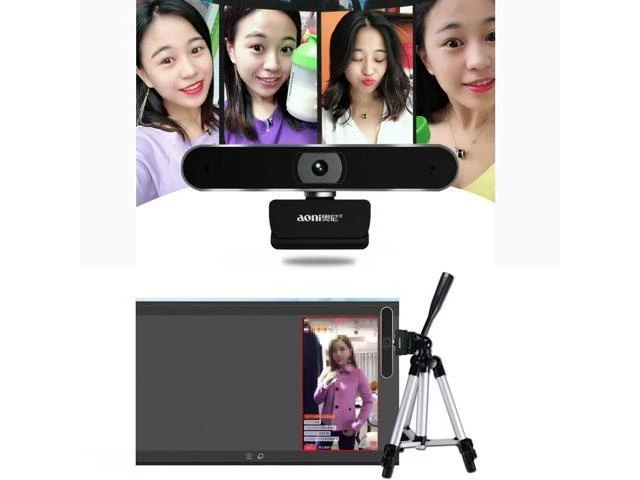Alt view image 8 of 10 - A30 HD 1080P Webcam USB Mic Computer Camera Auto Focus Wide Angle Remote Teaching Video Conference Video Call Web Cam