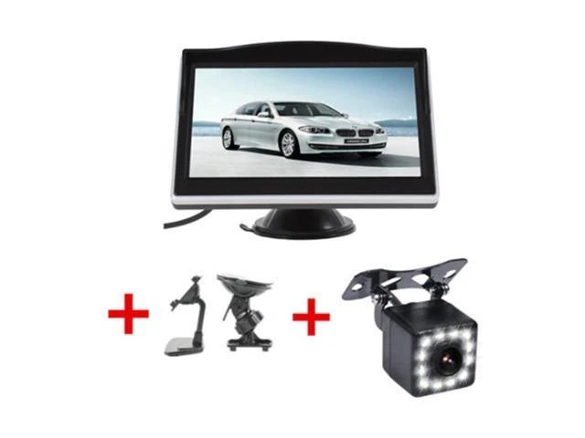 Alt view image 7 of 10 - 5 Inch TFT LCD HD Screen Car Monitor Parking Rear View Monitor for 170 Angle Vehicle Car Reverse Rear View Backup Camera