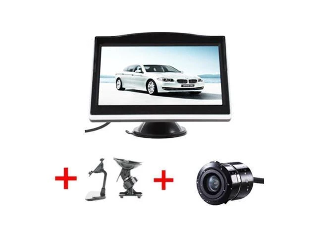 Alt view image 8 of 10 - 5 Inch TFT LCD HD Screen Car Monitor Parking Rear View Monitor for 170 Angle Vehicle Car Reverse Rear View Backup Camera