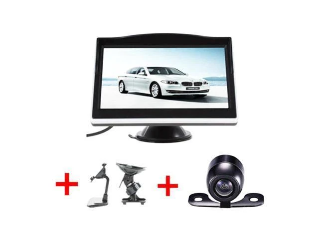 Alt view image 10 of 10 - 5 Inch TFT LCD HD Screen Car Monitor Parking Rear View Monitor for 170 Angle Vehicle Car Reverse Rear View Backup Camera