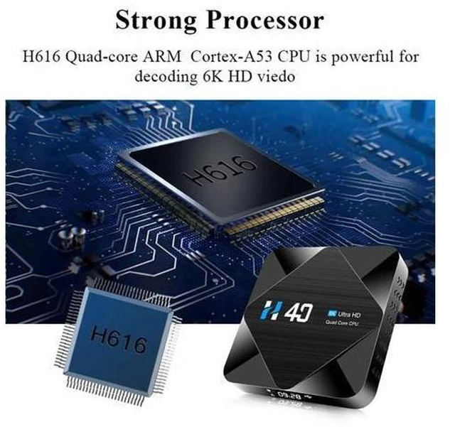 Alt view image 7 of 10 - tv box android 10 2.4G&5G Dual wifi 4GB 32GB 64GB smart tv box Google play store support youtube 6k HD set top box 2020