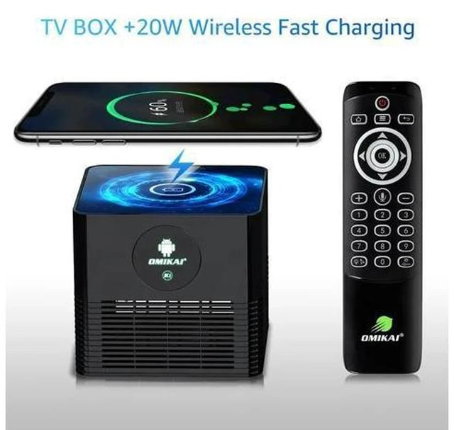 Alt view image 6 of 10 - Cortex-A53 Android 10 10.0 Smart TV Box Bluetooth 5.0 Wifi 2.4g/5g 6K 4k HD 4GB 32GB Set Top Box With Wireless fast charge