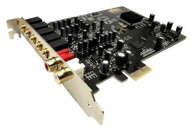 Alt view image 6 of 10 - 5.1 Sound Card PCI Express PCI-E Built-In Double Output Interface for PC Window XP/7/8/10