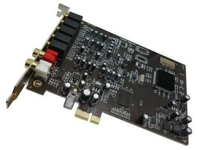 Alt view image 7 of 10 - 5.1 Sound Card PCI Express PCI-E Built-In Double Output Interface for PC Window XP/7/8/10