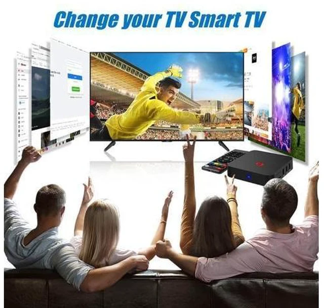 Alt view image 7 of 10 - Android 10.0 TV Box Rockchip RK3229A 2GB RAM 16GB ROM Set Top Box 2.4G/5GHz WiFi 5G Google Play 4K Media Player Smart TV Box
