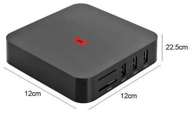 Alt view image 9 of 10 - Android 10.0 TV Box Rockchip RK3229A 2GB RAM 16GB ROM Set Top Box 2.4G/5GHz WiFi 5G Google Play 4K Media Player Smart TV Box