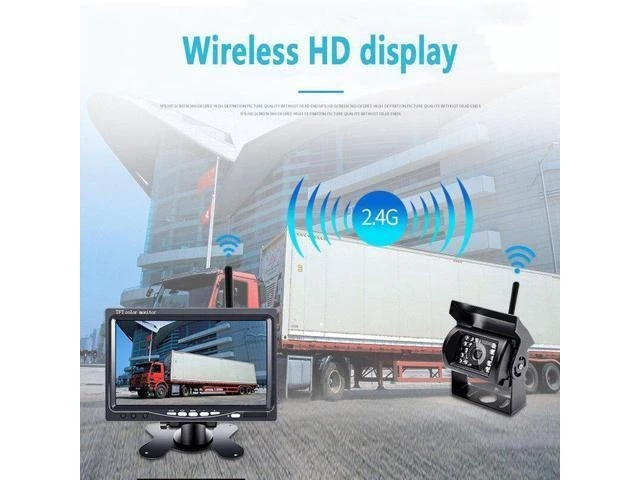 Alt view image 7 of 10 - 7" LCD Wireless Car Monitor HD Display Automotive Reverse Night Version Backup Camera Parking System for Car Rear View Monitors