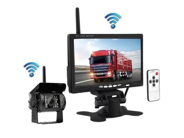 Alt view image 9 of 10 - 7" LCD Wireless Car Monitor HD Display Automotive Reverse Night Version Backup Camera Parking System for Car Rear View Monitors