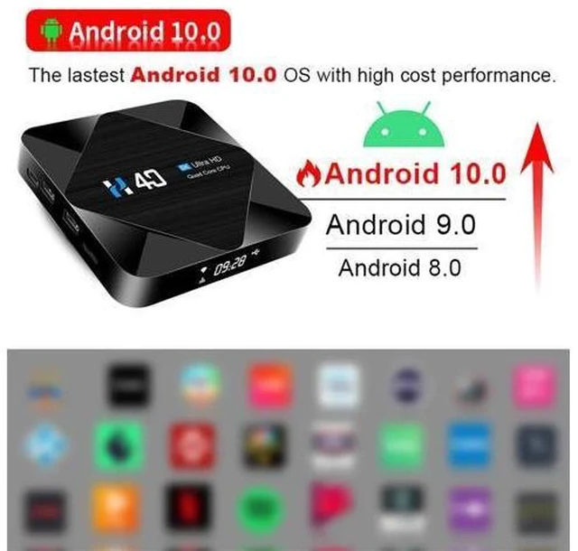Alt view image 8 of 10 - tv box android 10 2.4G&5G Dual wifi 4GB 32GB 64GB smart tv box Google play store support youtube 6k HD set top box 2020