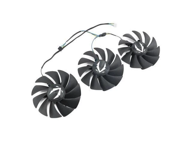 Alt view image 6 of 10 - 4Pin Cooler Fan Replacement RTX3080 For ZOTAC GeForce RTX 3070 3080 Ti 3090 AMP Holo Graphics Video Card Cooling Fan