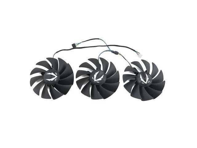 Alt view image 7 of 10 - 4Pin Cooler Fan Replacement RTX3080 For ZOTAC GeForce RTX 3070 3080 Ti 3090 AMP Holo Graphics Video Card Cooling Fan