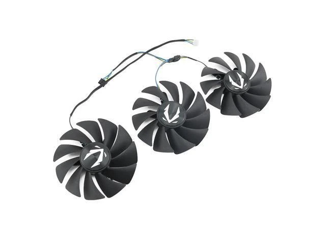 Alt view image 8 of 10 - 4Pin Cooler Fan Replacement RTX3080 For ZOTAC GeForce RTX 3070 3080 Ti 3090 AMP Holo Graphics Video Card Cooling Fan