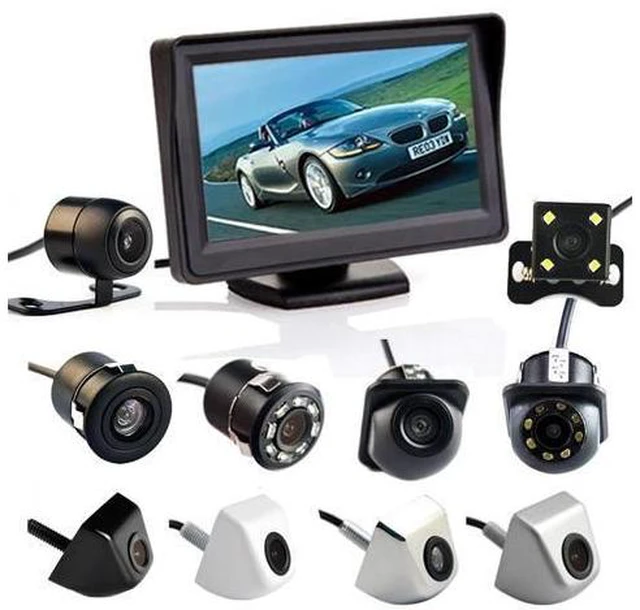 Alt view image 6 of 10 - 4.3 Inch Auto Parking System HD Car Rearview Mirror Monitor with 170 Degrees Waterproof for rear view camera