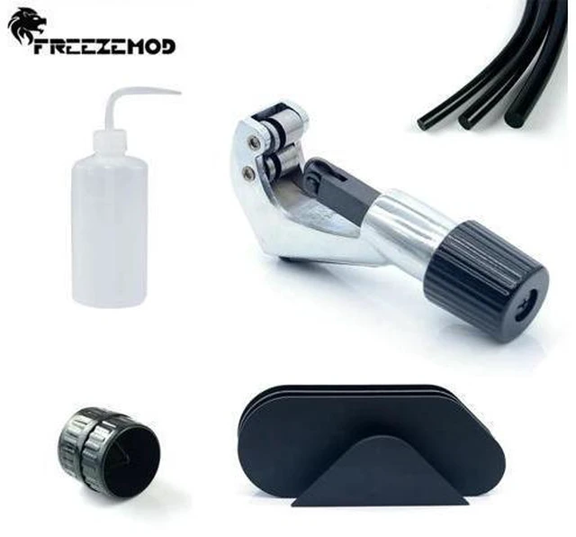 Alt view image 2 of 2 - OD12/14/16MM Acrylic Bending Tool Set Silicone Rubber Strip Cutter Tube Reamer Hard Tube Module For Water Cooler Pipe