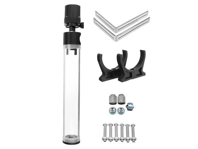 Alt view image 10 of 10 - 50mmX310mm Water Cooling Tank 19W G1/4 Thread Cylinder Reservoir Tank Pump Computer Water Cooling Radiator Liquid Cooling Cooler