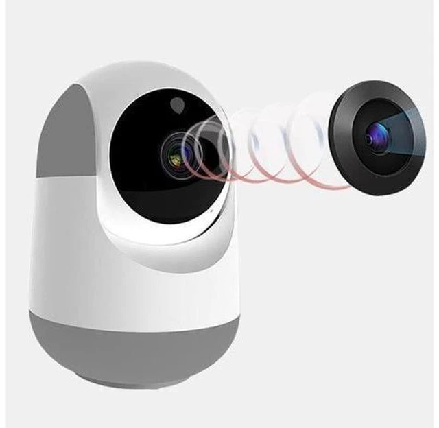Alt view image 10 of 10 - Monitor Wifi Network Smart Monitor 1080P HD Camera Rotation Motion Tracking Infrared Night Vision(EU Plug)