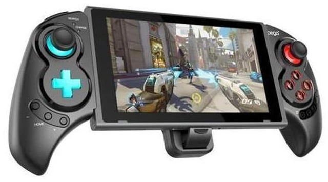 Alt view image 6 of 10 - PG-SW029 Telescopic Bluetooth Gamepad Joystick for Switch PS3 Android PC 6-Axis Vibration Wireless Game Controller
