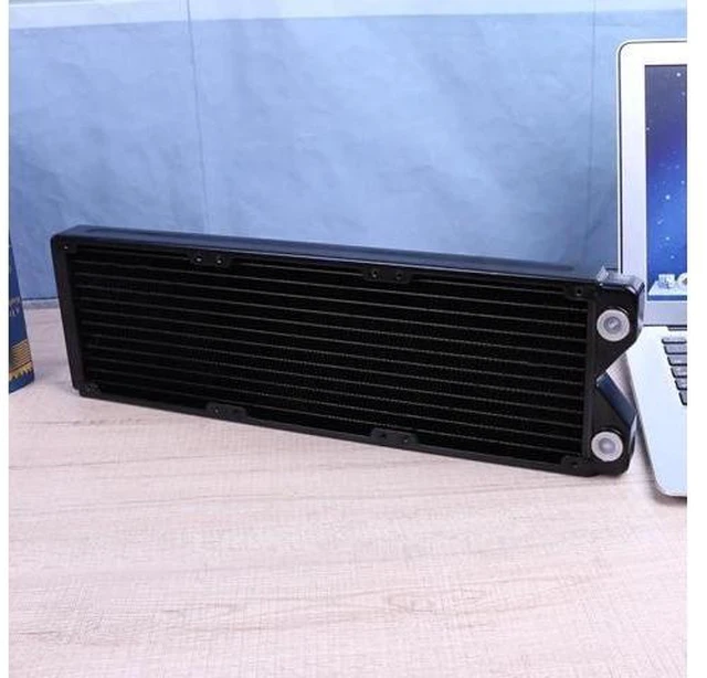 Alt view image 9 of 10 - 240/360mm Full Copper PC Water Cooler Exchanger Water Cooling Computer Heat Sink Radiator Heat Exchanger Radiator Heatsink