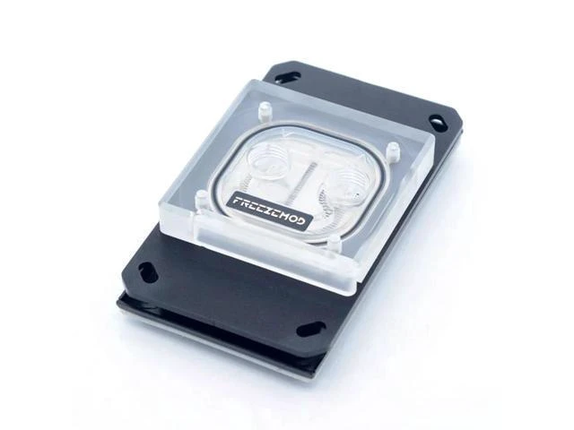 Alt view image 7 of 10 - Transperant CPU Water Cooler Block 0.5 channel jet For AMD AM2 AM3 AM4 AURA MOD Water Cooler Watercooling 5V 12V SYNC