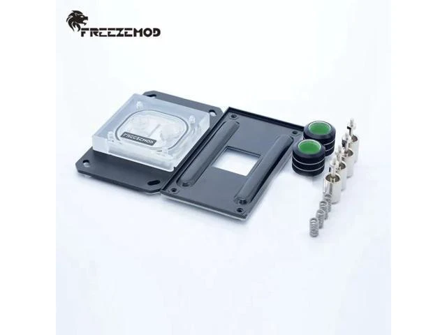 Alt view image 8 of 10 - Transperant CPU Water Cooler Block 0.5 channel jet For AMD AM2 AM3 AM4 AURA MOD Water Cooler Watercooling 5V 12V SYNC