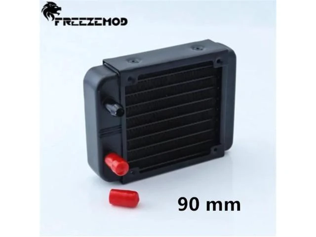 Alt view image 8 of 9 - 60mm 80mm 90mm 120mm 140mm 240mm 280mm 360mm For Computer LED heat dissipation PC Water Cooling Aluminum Radiator Multi-Channel