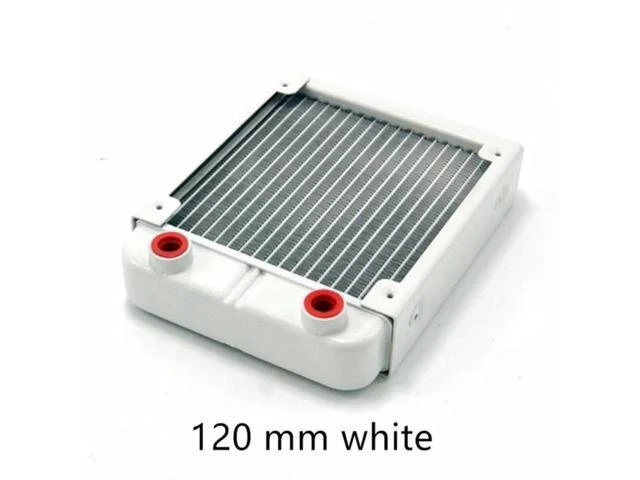 Alt view image 9 of 9 - 60mm 80mm 90mm 120mm 140mm 240mm 280mm 360mm For Computer LED heat dissipation PC Water Cooling Aluminum Radiator Multi-Channel