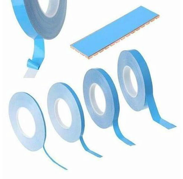 Alt view image 6 of 10 - 25M/roll* 3/5/8/10/12/15/18/20mm Double-sided Adhesive Super Thermal Conductive Tape For Chip LED Tape PCB Radiator Home Decor