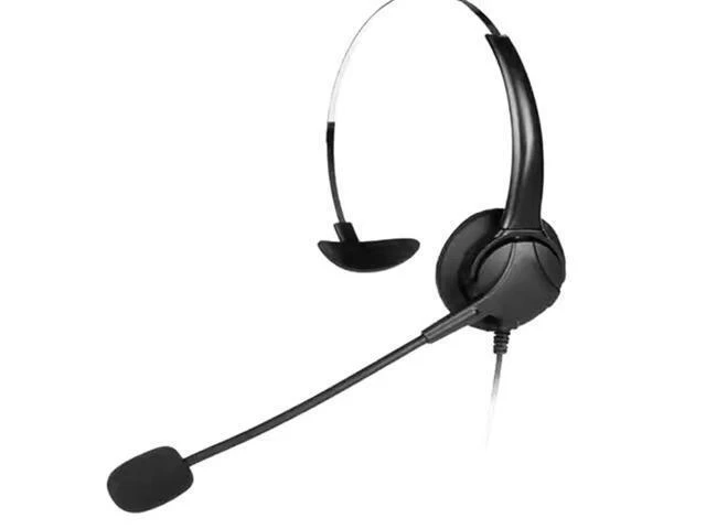 Alt view image 8 of 10 - Center Headset with Microphone 3.5MM Plug Telephone Voice Interphone Headphone for Computer PC Game Volume Control