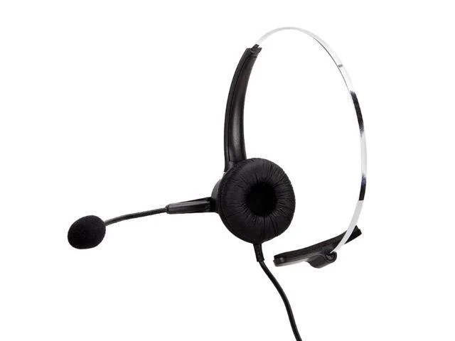 Alt view image 9 of 10 - Center Headset with Microphone 3.5MM Plug Telephone Voice Interphone Headphone for Computer PC Game Volume Control