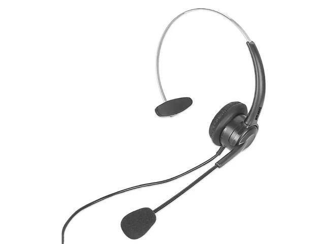 Alt view image 10 of 10 - Center Headset with Microphone 3.5MM Plug Telephone Voice Interphone Headphone for Computer PC Game Volume Control