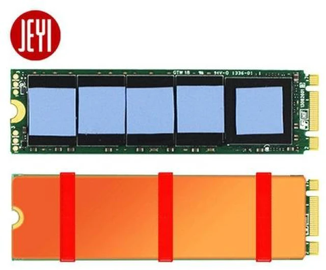 Alt view image 8 of 8 - M.2 NEMe SSD Heatsink Pure Copper Heat Sink NGFF cooling PWM adjustable speed