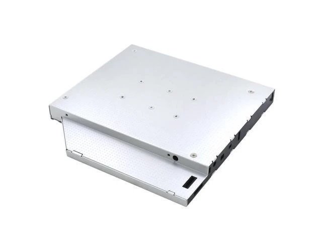 Alt view image 10 of 10 - 12.7mm Caddy MSATA 2nd HDD SSD Hard Drive Disk to SATA 3 Enclosure Adapter For Laptop DVD-ROM Optibay Aluminium Case Box