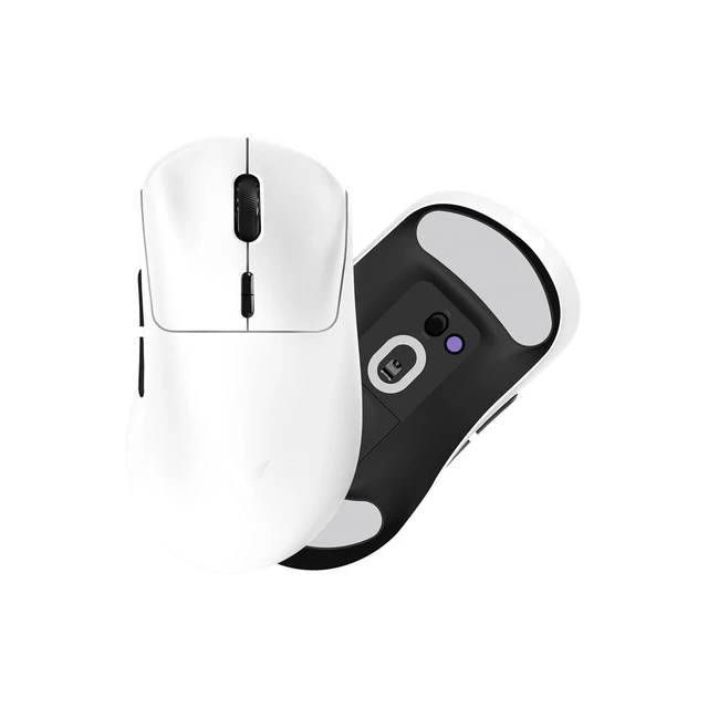 Alt view image 11 of 12 - VT MAX Lightweight Wireless Gaming Mouse, PAW3950 Ultimate Sensor,750H Battery Life, 8K Polling, 45K DPI, Dual-Mode 2.4G/USB-C, Esports Grade Performance Mouse for PC/Mac (VT3 MAX, White)