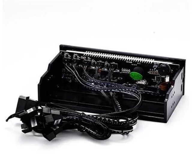Alt view image 9 of 10 - 5036 5.25" Drive Bay PC Computer CPU Cooling LCD Front Panel Temperature Controller Fan Speed Control for Desktop Computer