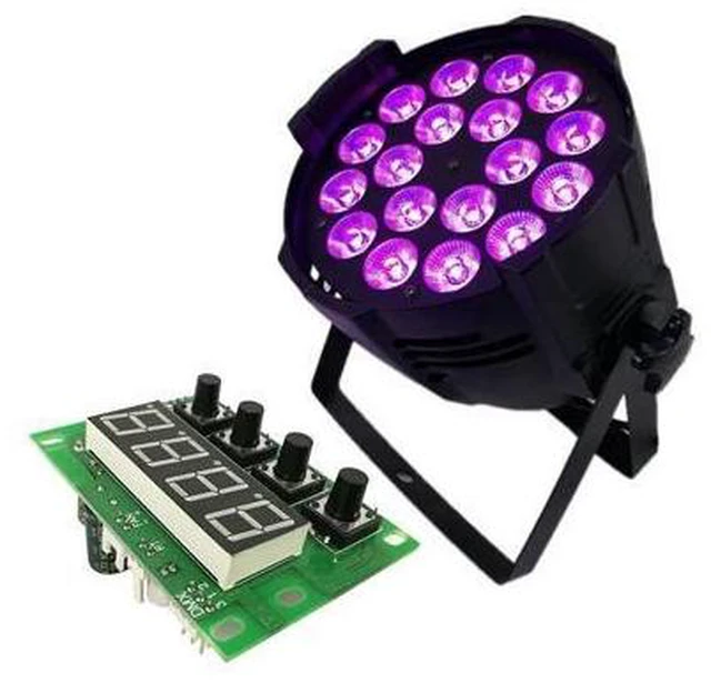 Alt view image 10 of 10 - LED 18x18W RGBWA+UV Light Motherboard Stage Lights Spare Part Professional Accessories Dmx controller 6/10 Channel