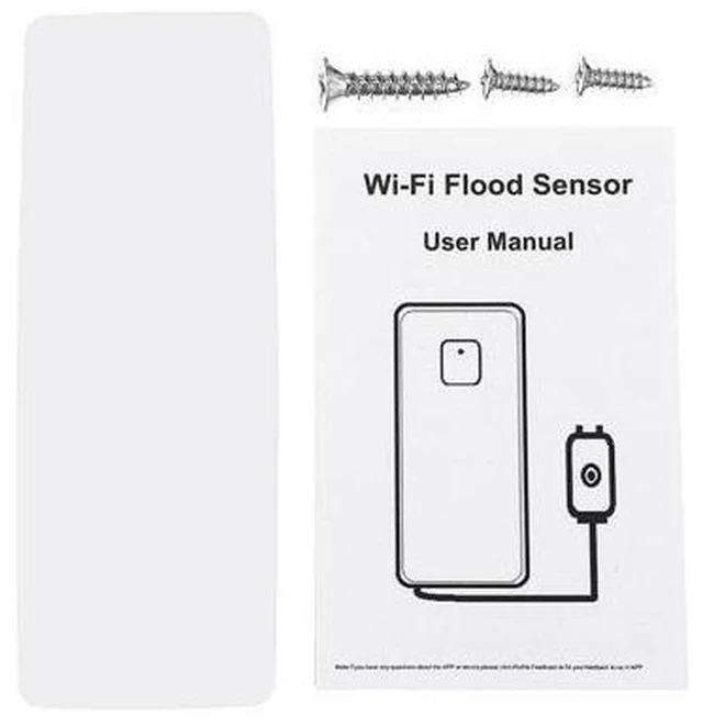 Alt view image 10 of 10 - DP-WW001 WIFI Water Leak Sensor Flood Leakage Level Alarm Detector Tank Overflow Protection Tuya Smart Life App Home House Remote Control