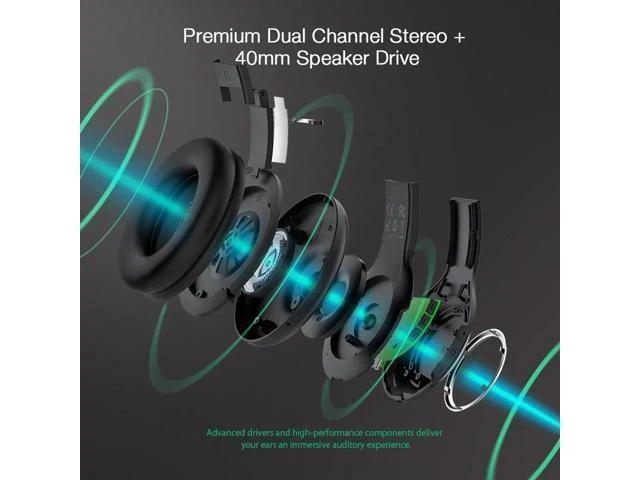 Alt view image 8 of 10 - BW-HP0 Wireless Headphones Bluetooth Headset Foldable Over-Ear Headphones With Microphone For PC mobile phone Mp3
