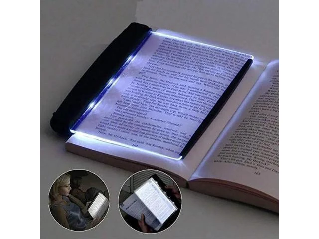 Alt view image 6 of 10 - 1pc Flat Reading Lamp Creative Led Reading Light Student Tablet Reading Light Protect Children Eyes Night Vision Bright Board