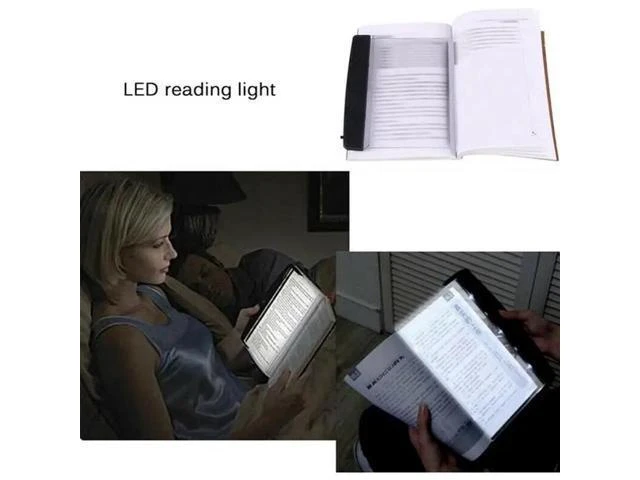 Alt view image 9 of 10 - 1pc Flat Reading Lamp Creative Led Reading Light Student Tablet Reading Light Protect Children Eyes Night Vision Bright Board