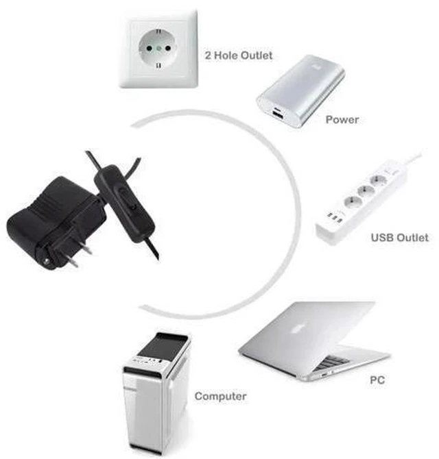 Alt view image 7 of 8 - Clip Light 3W Bed Lamp Flexible Gooseneck Reading Lamp Desk Lamp White Eye Care Clip Lamp