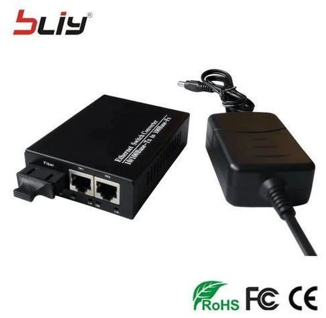 Alt view image 9 of 10 - 100M dual fiber 3 port Ethernet fiber optic switch with 2 rj45 switch port poe switch ethernet compatible with mikrotik gigabit