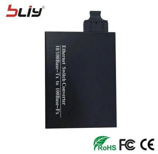 Alt view image 10 of 10 - 100M dual fiber 3 port Ethernet fiber optic switch with 2 rj45 switch port poe switch ethernet compatible with mikrotik gigabit