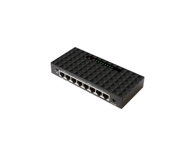 Alt view image 12 of 14 - 8 Port SPOE Network Desktop Switch 5-60V Power Supply 8 Ports SPOE Network Switch 10/100Mbps With 6 Surveillance Cameras