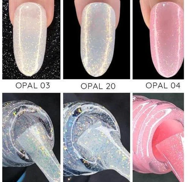 Alt view image 7 of 10 - 8ml Glitter Nail Gel Opal Gel UV LED Light Therapy Nail Polish Flash Powder Nail Gel Polish Manicure UV Gel Polish TSLM2