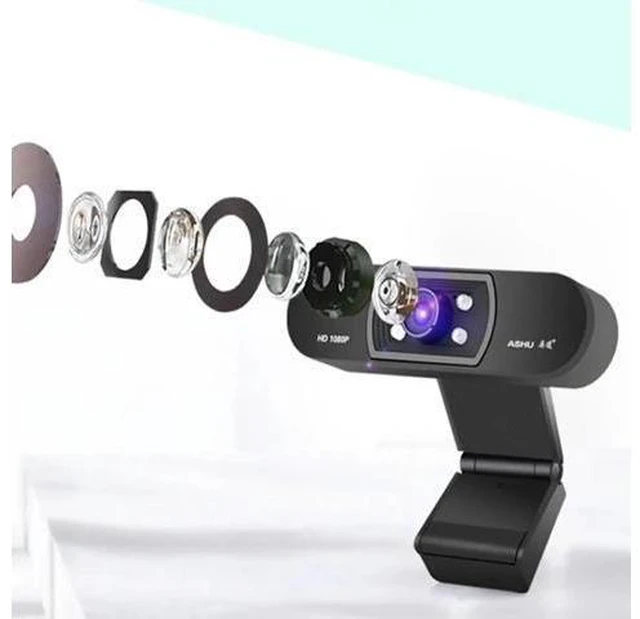 Alt view image 10 of 12 - Camera USB Web Camera Webcams Built-In Sound-absorbing Microphone 1920 *1080 Resolution 720P