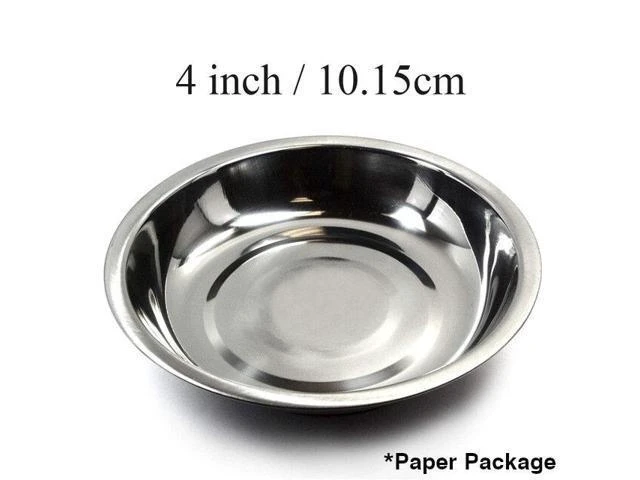 Alt view image 7 of 10 - 3/4/6 Inch Circle Stainless Steel Magnetic Parts Bowl Tool Tray Nuts Bolts Screws Part Tray Magnetic Parts Plate Silver